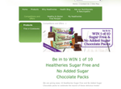 Win 1 of 10 Healtheries Sugar Free and No Added Sugar Chocolate Packs