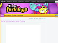 Win 1 of 10 Limited Edition Golden Furblings