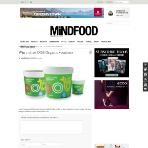Win 1 of 10 OOB Organic vouchers