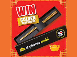 Win 1 of 10 pairs of Golden Chopsticks