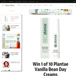Win 1 of 10 Plantae Vanilla Bean Day Creams