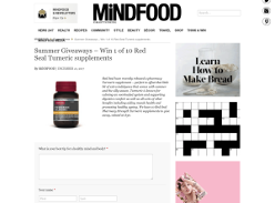 Win 1 of 10 Red Seal Tumeric supplements