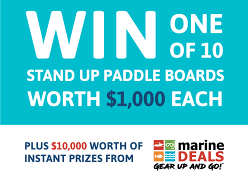 Win 1 of 10 Stand up Paddle Boards