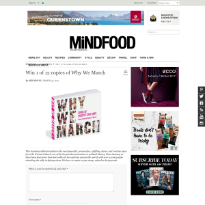 Win 1 of 12 copies of Why We March
