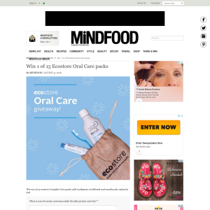 Win 1 of 15 Ecostore Oral Care packs