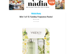 Win 1 of 15 Yardley Fragrance Packs