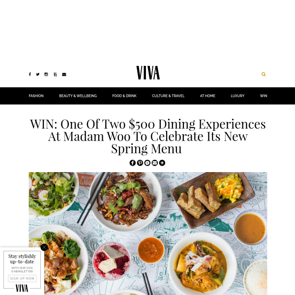 Win 1 of 2 $500 Dining Experiences at Madam Woo to Celebrate Its New Spring Menu
