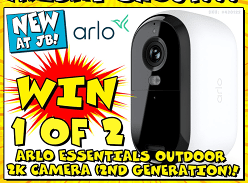 Win 1 of 2 Arlo Essentials Outdoor Camera