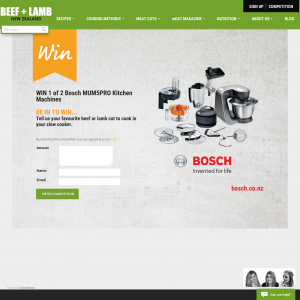 Recipes Win 1 Of 2 Bosch Mum5pro Kitchen Machines Competitions