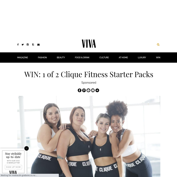 Win 1 of 2 Clique Fitness Starter Packs