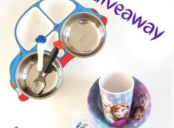 Win 1 of 2 Disney Character plate set