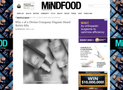 Win 1 of 2 Divine Company Organic Hand Series kits