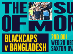 Win 1 of 2 Double Passes to Blackcaps v Bangladesh