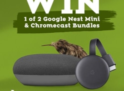 Win 1 of 2 Google Nest Mini & Chromecast Bundles