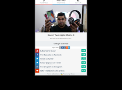 Win 1 of 2 iPhone X (256GB/64GB) Smartphones
