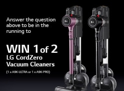 Win 1 of 2 LG CordZero Vacuum Cleaners