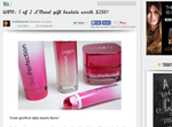 Win 1 of 2 L'Oreal gift baskets worth $250