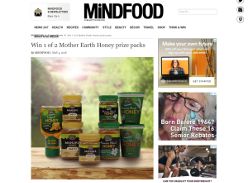 Win 1 of 2 Mother Earth Honey prize packs