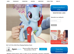 Win 1 of 2 My Little Pony Singing Rainbow Dash