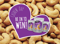 Win 1 of 2 Nutters Crusin’ Cashew Snack Packs