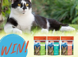 Win 1 of 2 packs of the recently released Feline Natural cat food pouches!