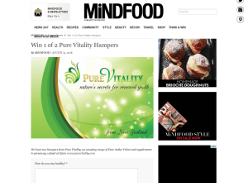 Win 1 of 2 Pure Vitality Hampers