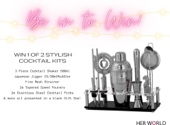 Win 1 of 2 Stainless Steel Cocktail Kits