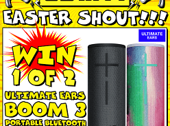 Win 1 of 2 Ultimate Ears Boom 3 Portable Bluetooth
