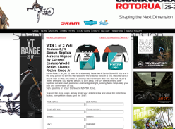 Win 1 of 2 Yeti Enduro 3/4 Sleeve Replica Jerseys Signed By Current Enduro World Series Champ Richie Rude Jr.