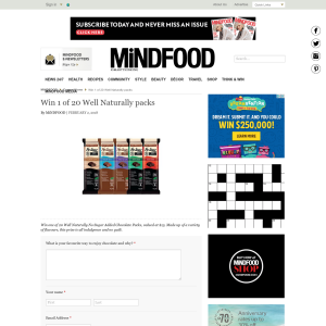 Win 1 of 20 Well Naturally packs