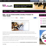 Win 1 of 20 Xtend Barre double passes to treat mum