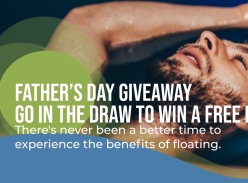 Win 1 of 2x 90-Min Floats for Fathers Day