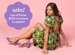Win 1 of 3 $500 Habbot Vouchers