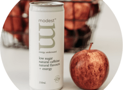 Win 1 of 3 Cases of Modest Energy