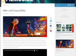 Win 1 of 3 Coco DVDs