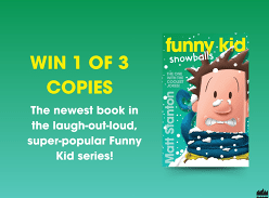 Win 1 of 3 Copies of Funny Kid: Snowballs