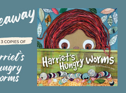 Win 1 of 3 copies of Harriets Hungry Worms