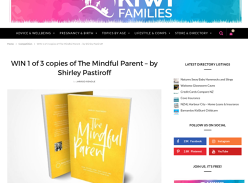 WIN 1 of 3 copies of The Mindful Parent – by Shirley Pastiroff