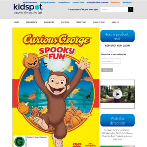 Win 1 of 3 Curious George – Spooky Fun DVDs