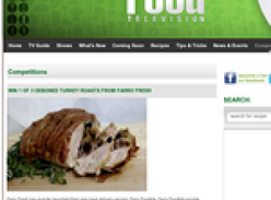 Win 1 of 3 Deboned Turkey Roasts with Ray McVinnie's Stuffing