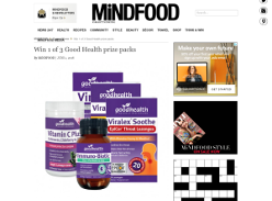 Win 1 of 3 Good Health prize packs
