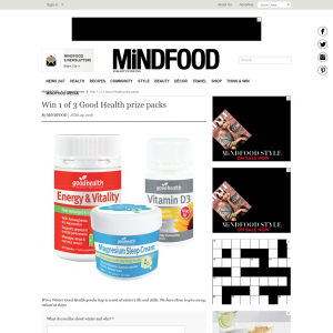 Win 1 of 3 Good Health prize packs