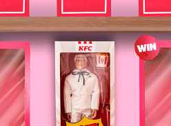 Win 1 of 3 KFC Limited Edition Colonel Action Figures