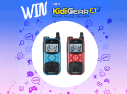 Win 1 of 3 KidiGear Walkie Talkies Explorers