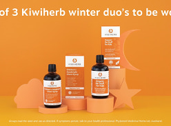 Win 1 of 3 Kiwiherb Winter Duo Prize Packs