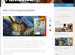 Win 1 of 3 Loving Vincent DVDs