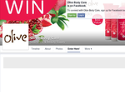 Win 1 of 3 Olive Pomegranate Packs valued at over $50 each