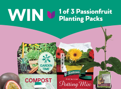 Win 1 of 3 Passionfruit Planting Packs