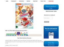 Win 1 of 3 Paw Patrol Summer Rescues DVD’s