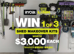 Win 1 of 3 Ryobi Kits Worth $3000